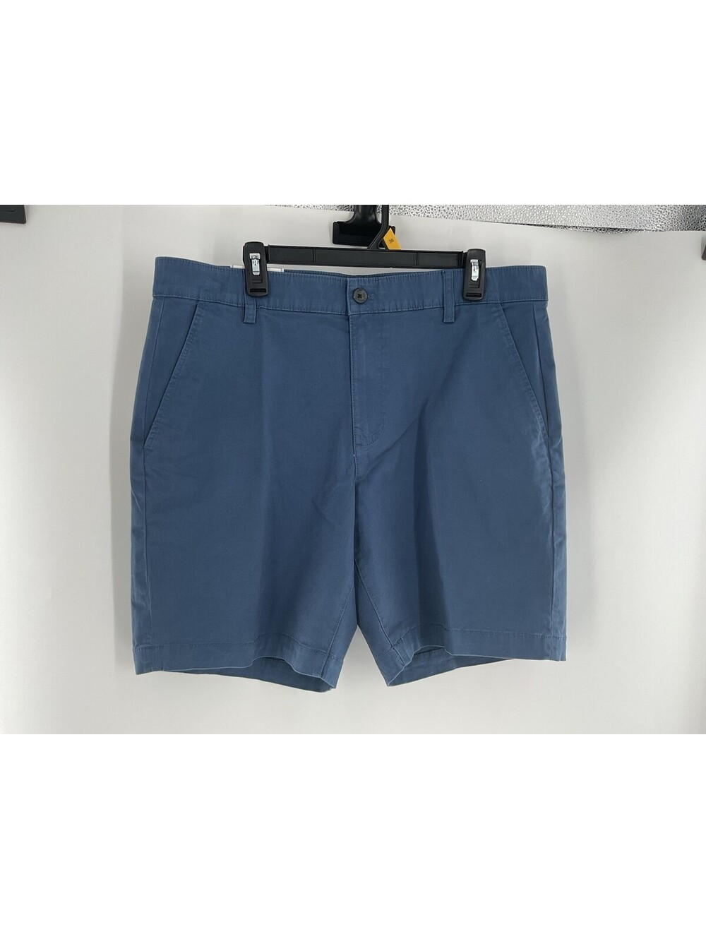 Chaps Men’s Size 36 Shorts 8 Inch Inseam Flex Waistband Flat Front Blue 014
